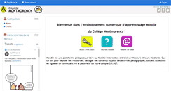 Desktop Screenshot of cmontmorency.moodle.decclic.qc.ca