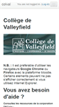 Mobile Screenshot of colval.moodle.decclic.qc.ca