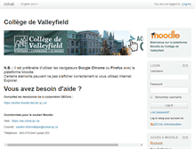 Tablet Screenshot of colval.moodle.decclic.qc.ca