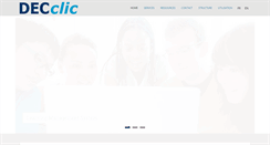 Desktop Screenshot of decclic.qc.ca