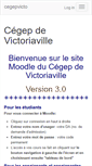 Mobile Screenshot of cegepvicto.moodle.decclic.qc.ca