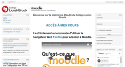 Desktop Screenshot of clg.moodle.decclic.qc.ca